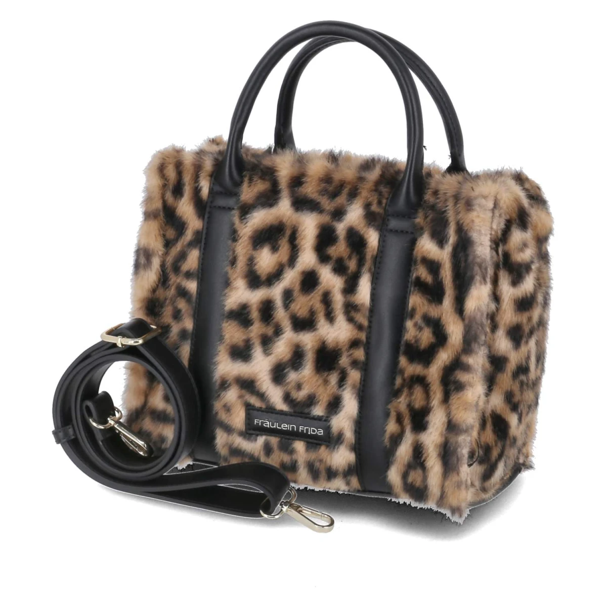 Fräulein Frida Handtasche - Gr. - Braun - Textil