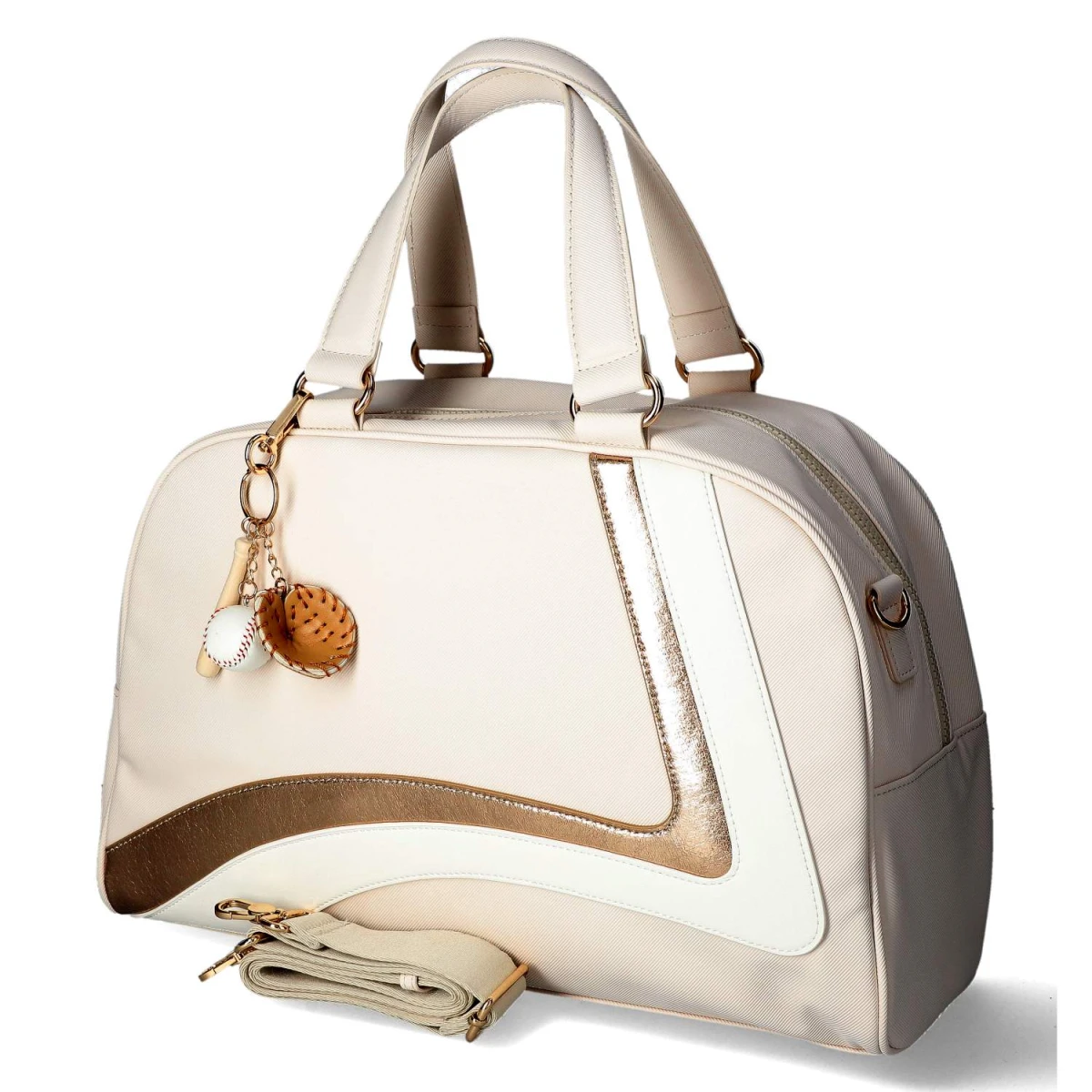 Tamaris Reisetasche GESINA - Gr.  - Beige - Textil & Synthetik