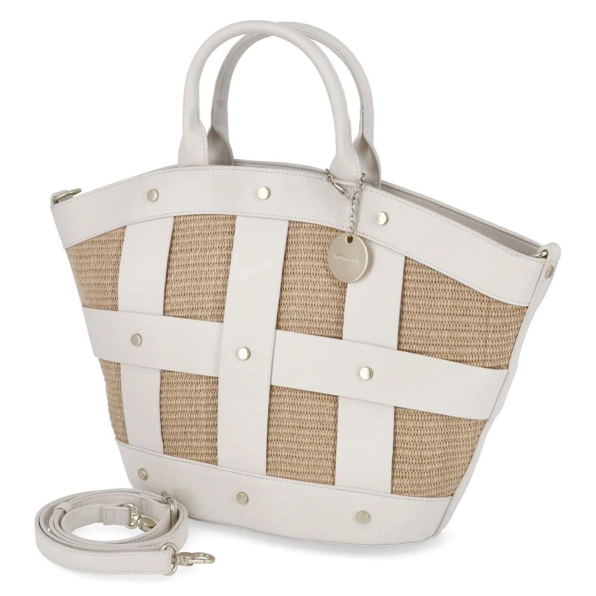 Tamaris Shopper KIRSTI - Gr.  - Beige - Textil & Synthetik