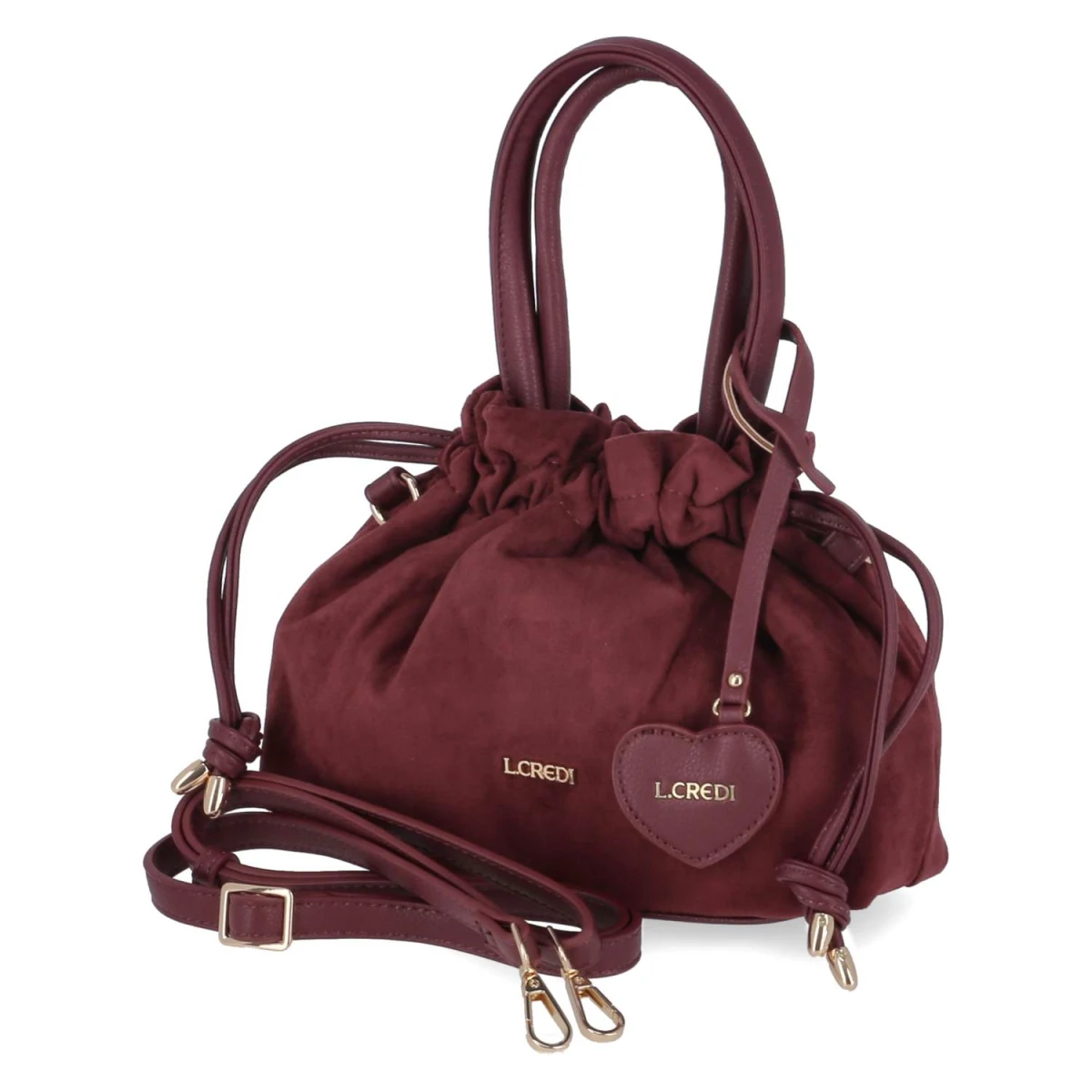 L.Credi Handtasche SOPHERL - Gr.  - Rot - Textil & Synthetik