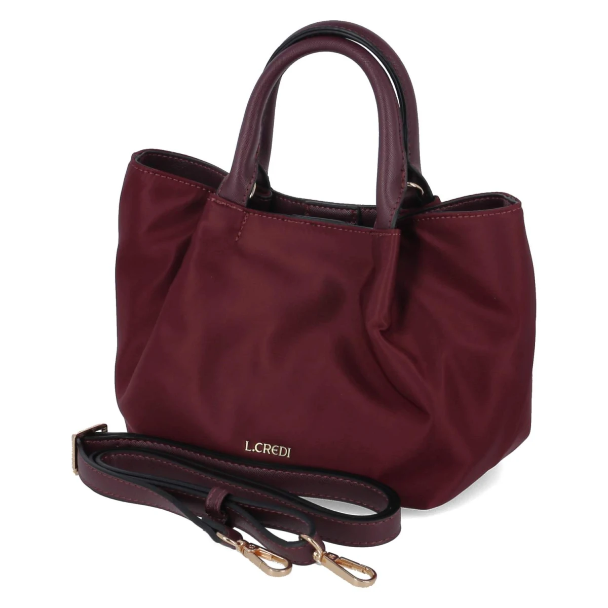 L.Credi Handtasche SHAINDEL - Gr. - Rot - Textil & Synthetik