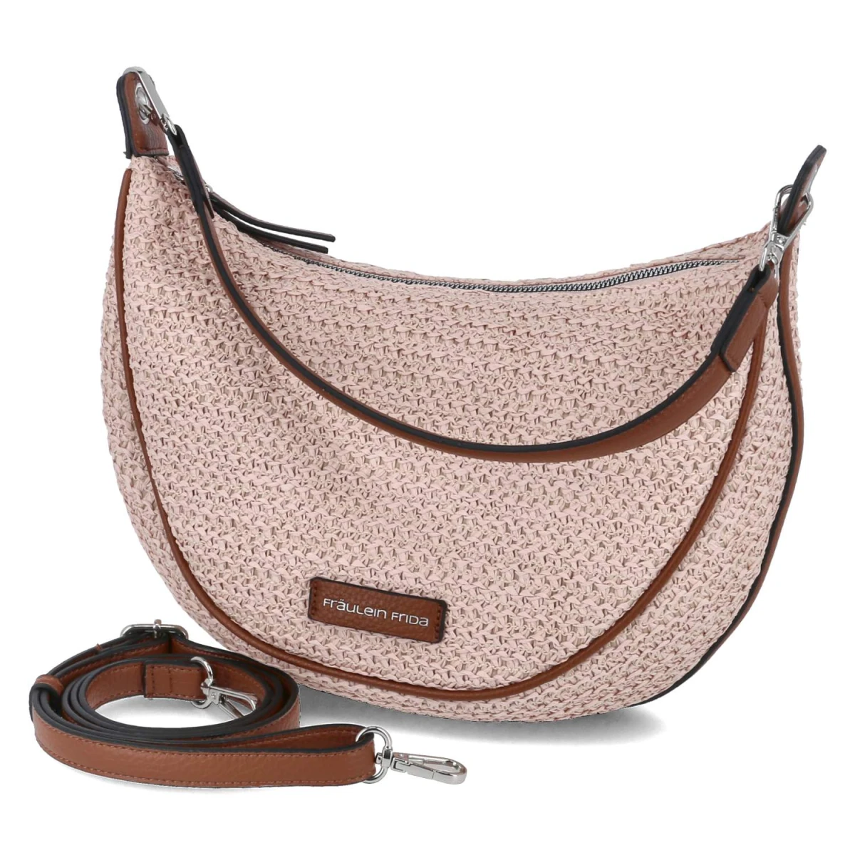 Fräulein Frida Hobo Bag - Gr.  - Rosa - Textil