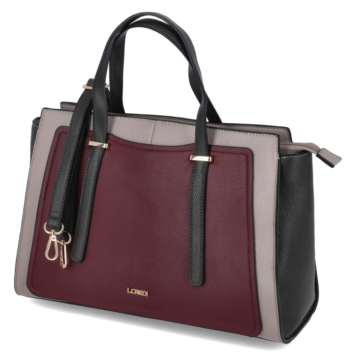 L.Credi Handtasche SAINA - Gr. - Rot - Synthetik