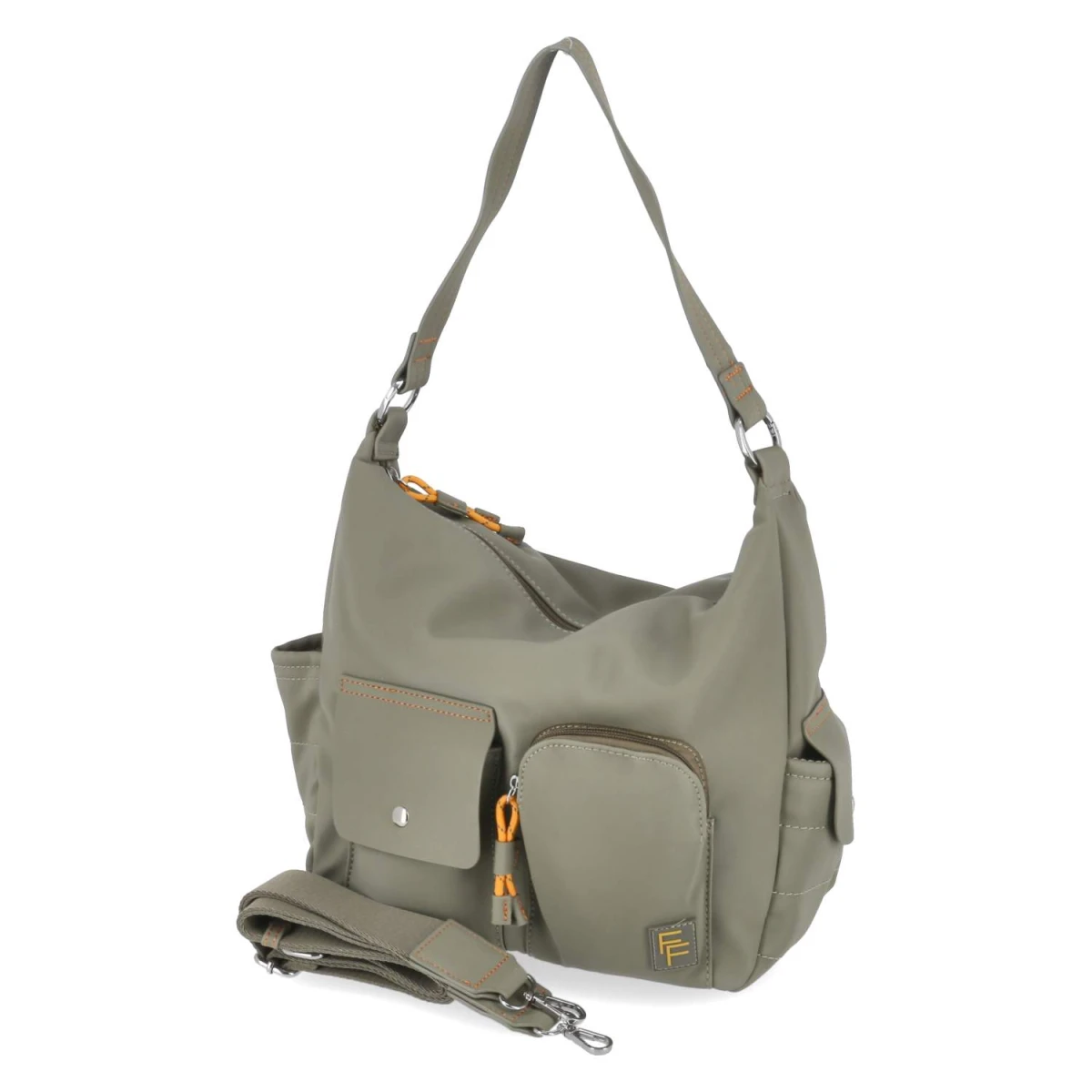 Fräulein Frida Hobo Bag - Gr.  - Grün - Synthetik