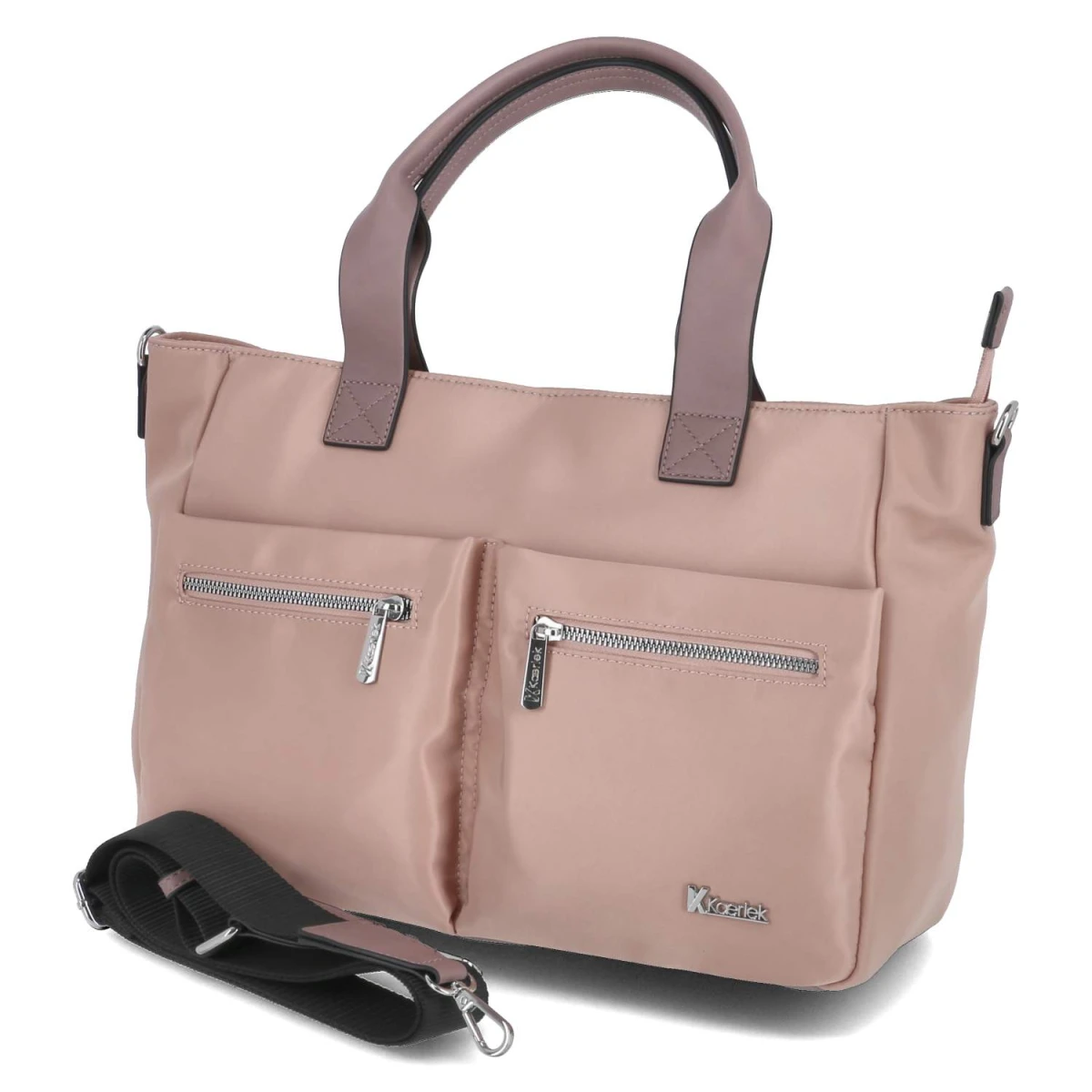 Kaerlek Handtasche - Gr.  - Rosa - Textil