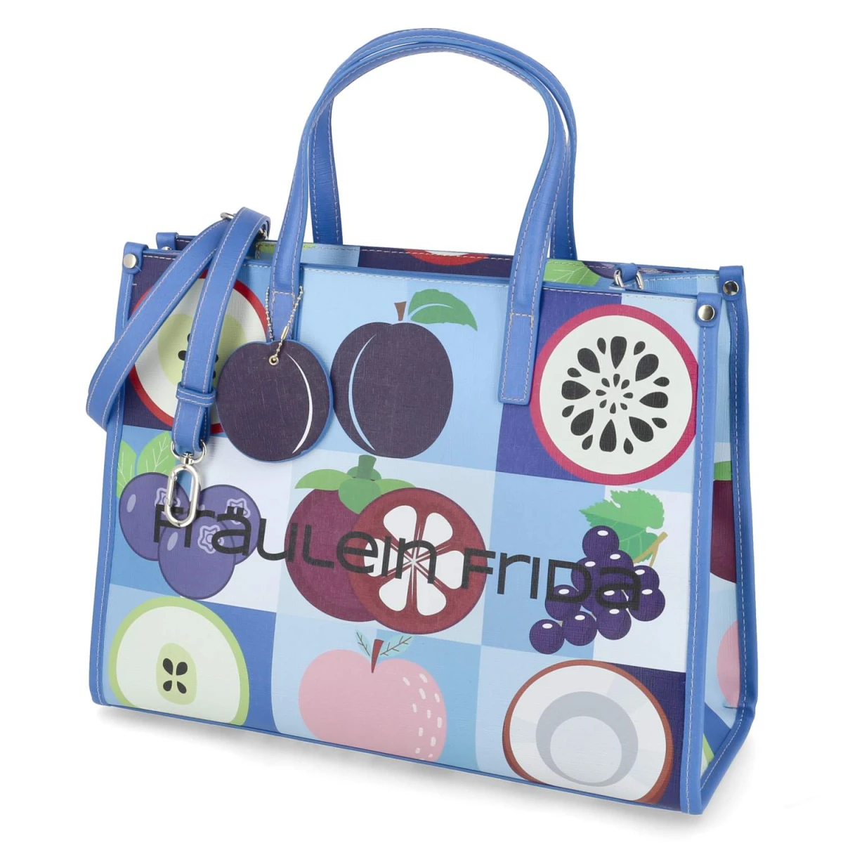 Fräulein Frida Handtasche - Gr.  - Blau - Synthetik