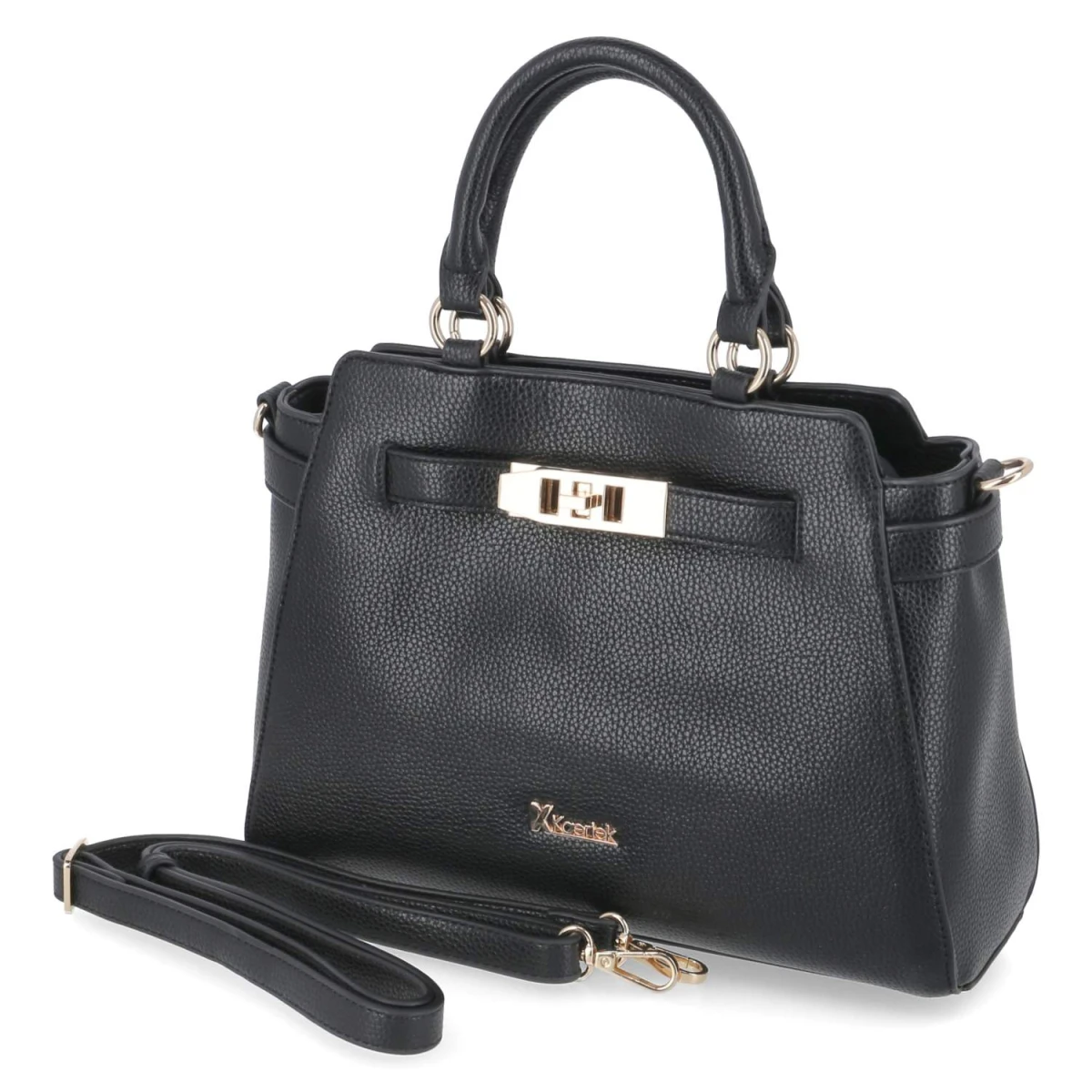 Kaerlek Handtasche - Gr.  - Schwarz - Kunstleder