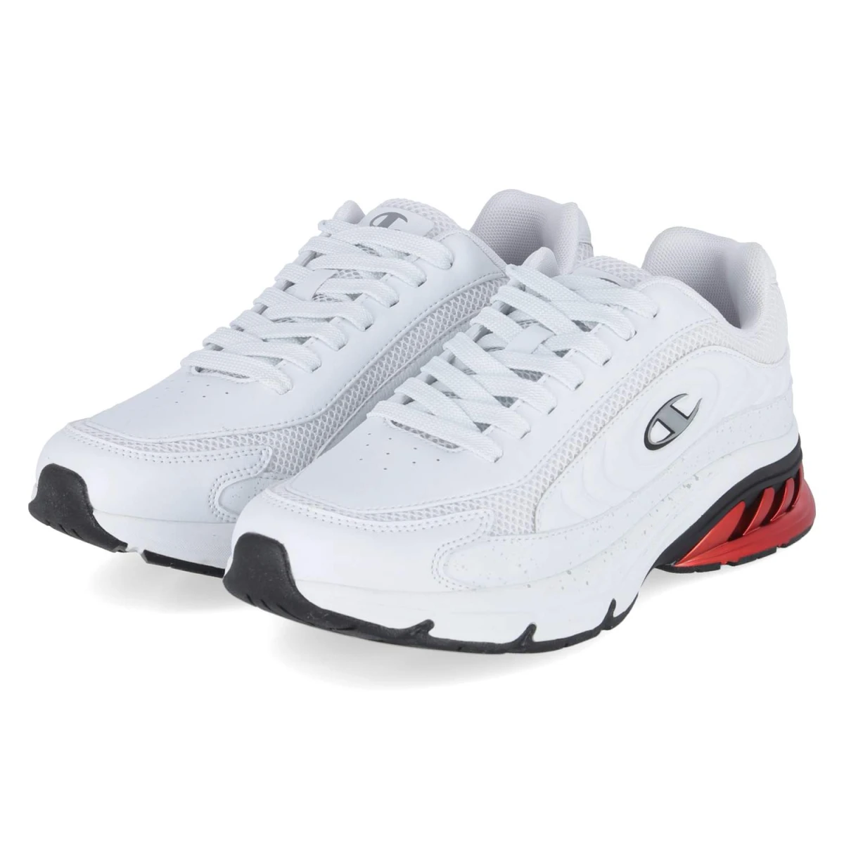 Champion Low Sneaker EAGLE RUN - Gr. 46 - Weiß - Textil & Synthetik