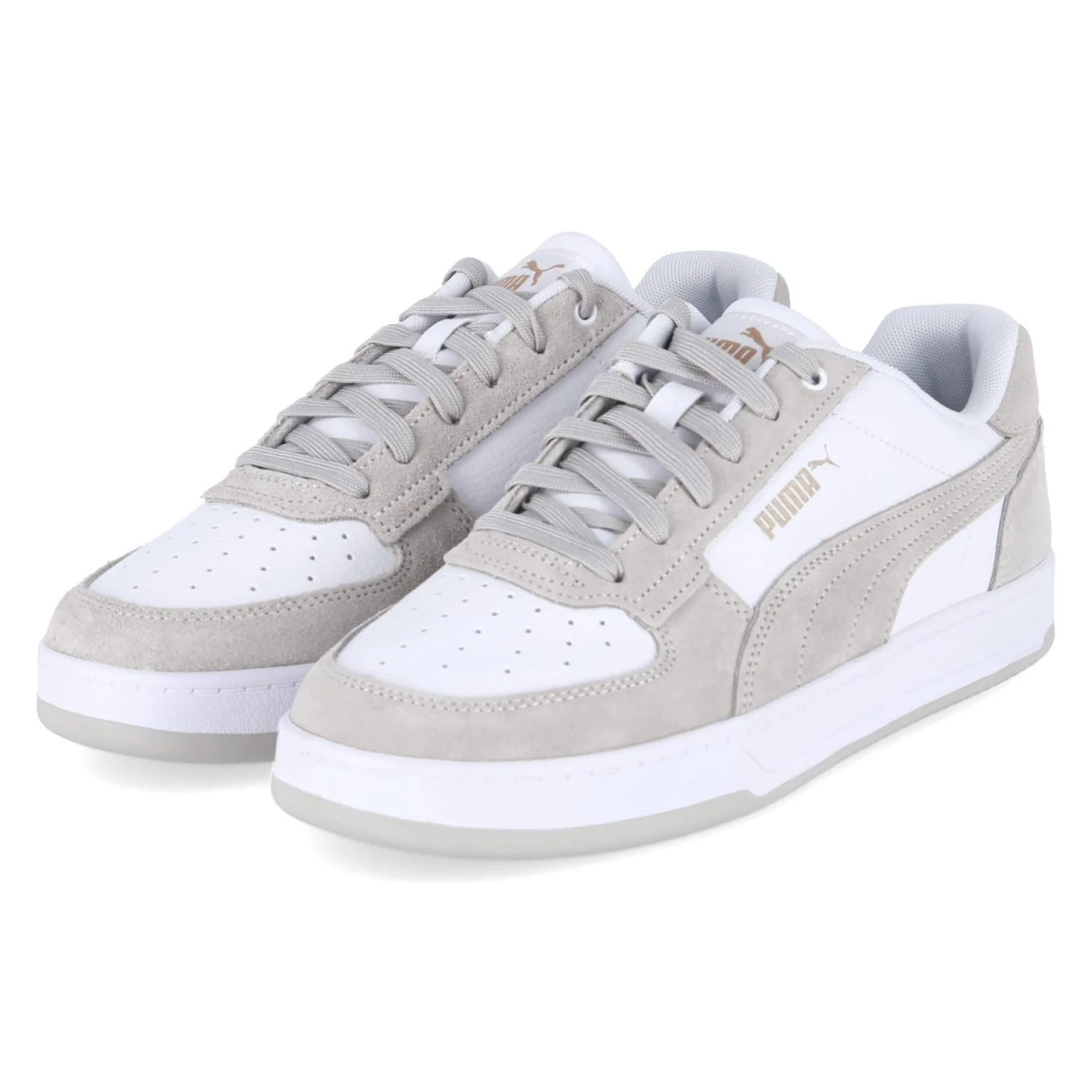 Puma Low Sneaker CAVEN 2.0 MONO - Gr. 46 - Weiß - Leder und Synthetik