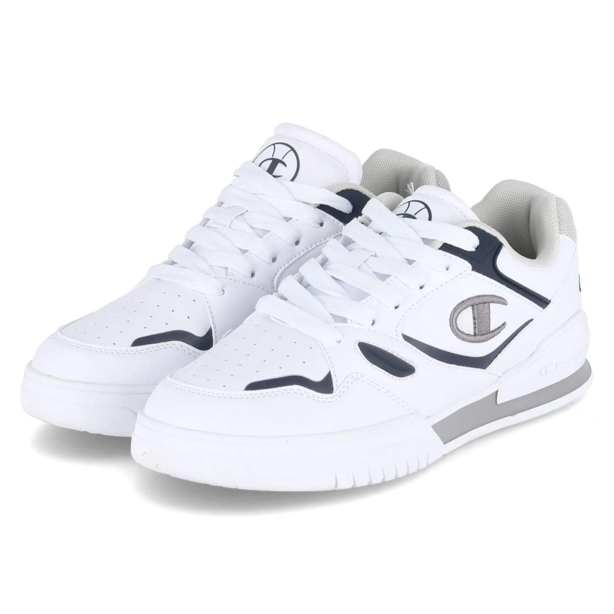 Champion Low Sneaker 3 POINT TECH - Gr. 45 - Weiß - Textil & Synthetik