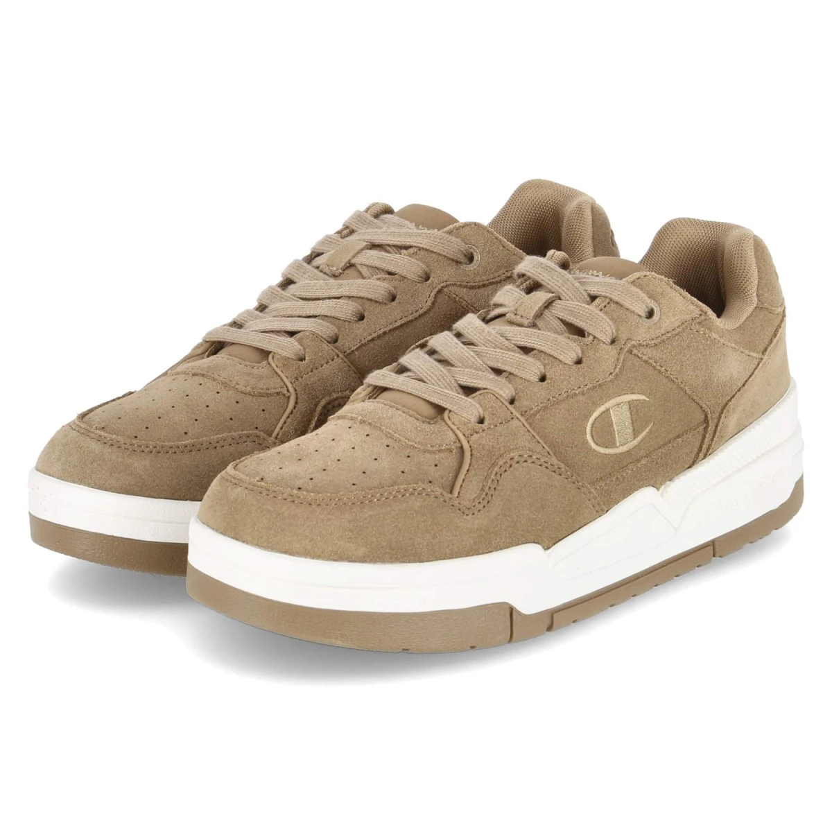 Champion Low Sneaker RD - Gr. 47,5 - Taupe - Rauleder
