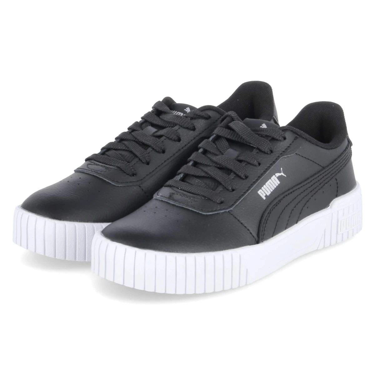 Puma Low Sneaker CARINA 2.0 - Gr. 38 - Schwarz - Leder und Synthetik