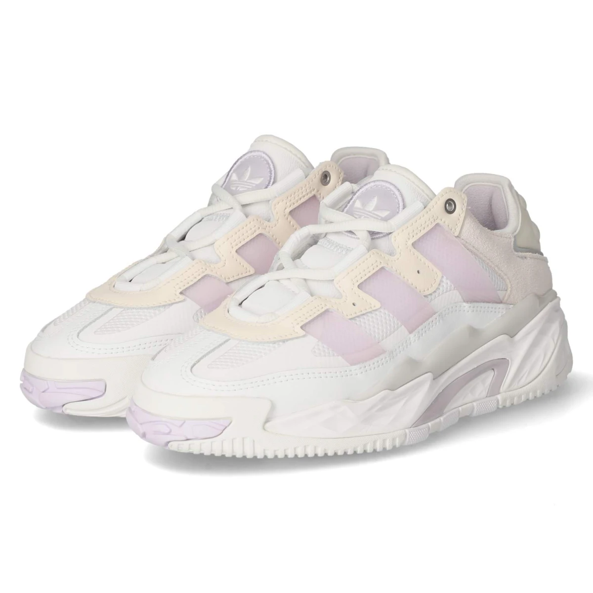 Adidas Low Sneaker NITEBALL - Gr. 36,5 - Weiß - Leder & Textil