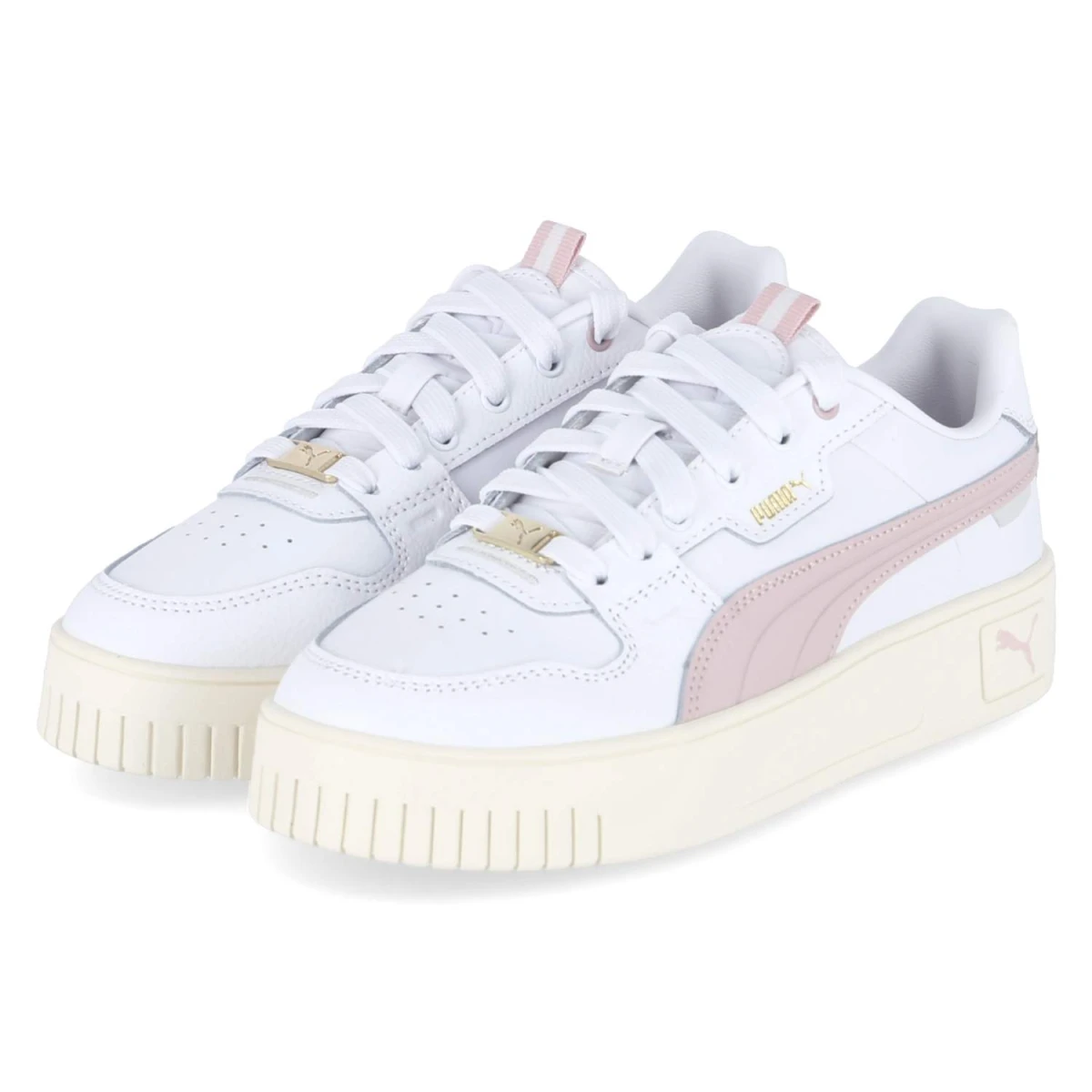 Puma Sneaker CARINA STREET LUX - Gr. 37 - Weiß - Leder und Synthetik