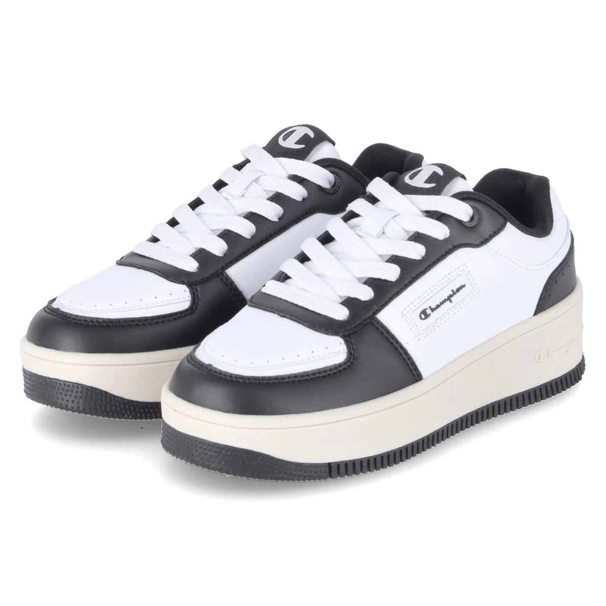 Champion Low Sneaker RD 18 TWIN PLATFOR - Gr. 42,5 - Weiß - Synthetik