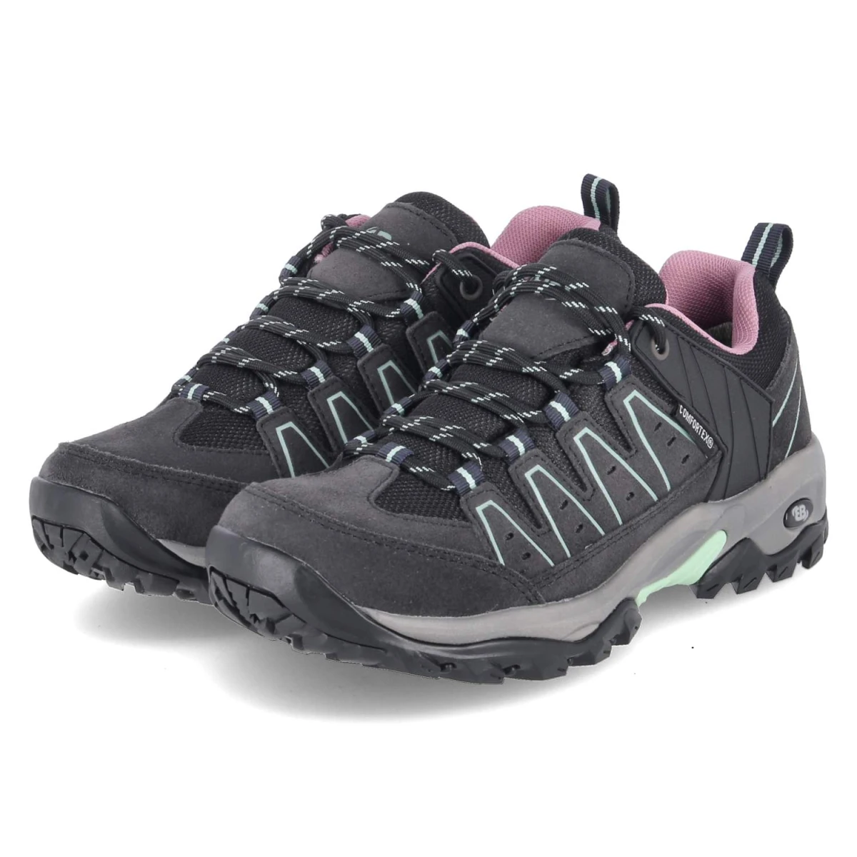 Brütting Outdoorschuhe MOUNT PINOS LOW - Gr. 38 - Grau - Leder & Textil