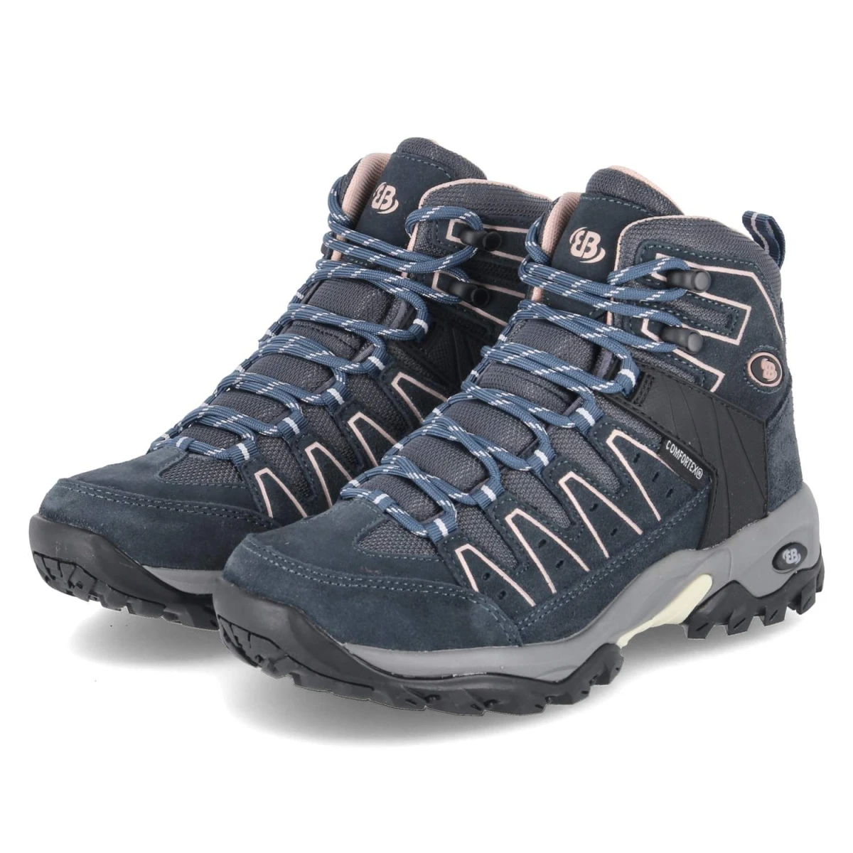 Brütting Outdoor-Boots MOUNT PINOS High - Gr. 36 - Blau - Leder & Textil