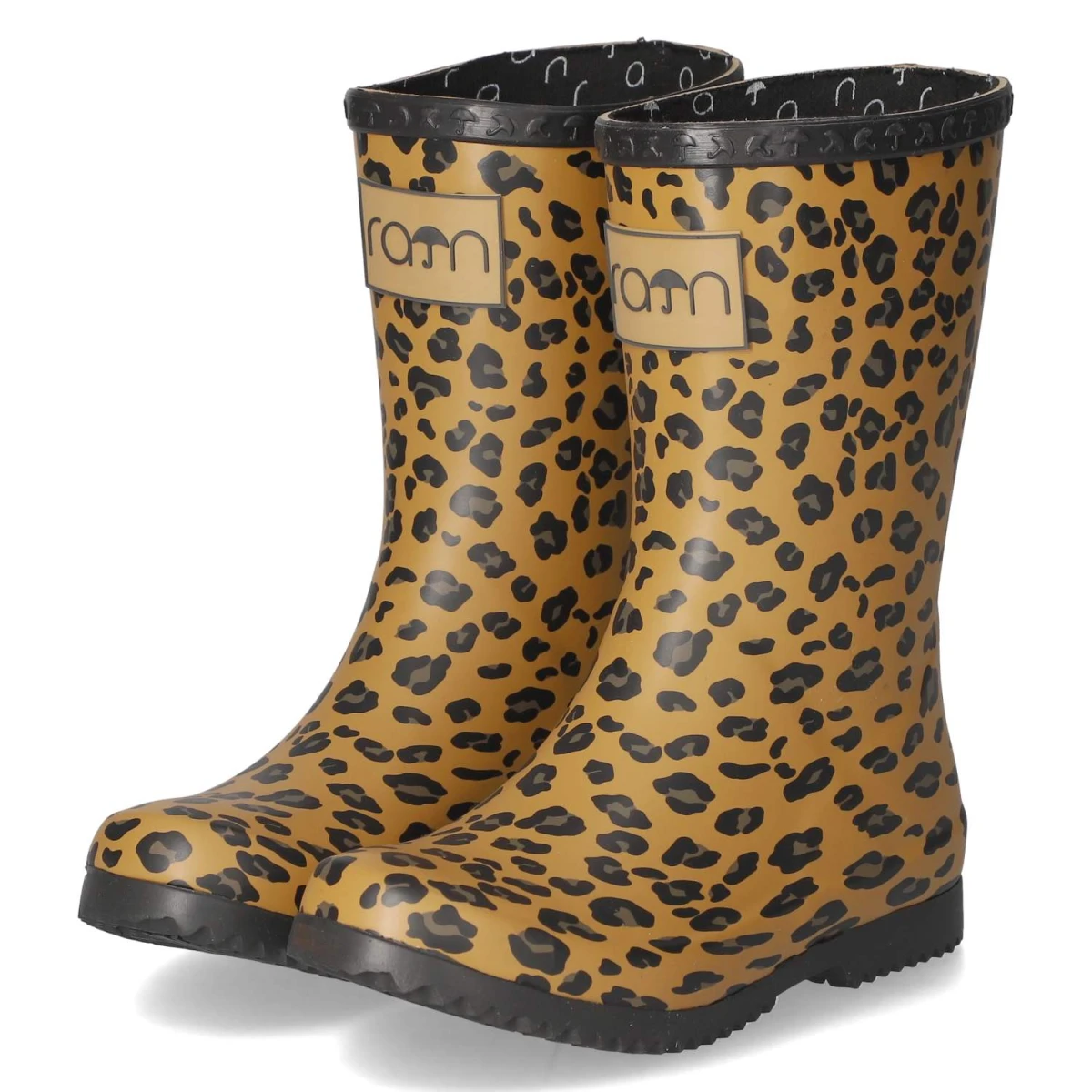 Rajn Gummistiefel LEOPARD - Gr. 28-29 - Beige - Gummi