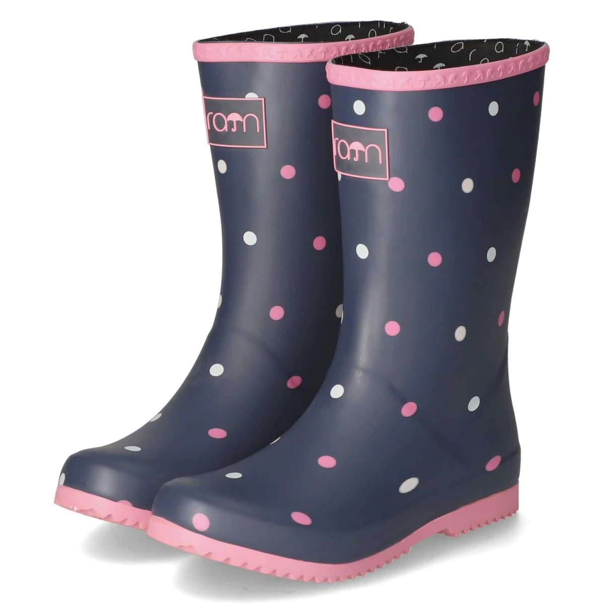 Rajn Gummistiefel DOTS - Gr. 33 - Blau - Gummi