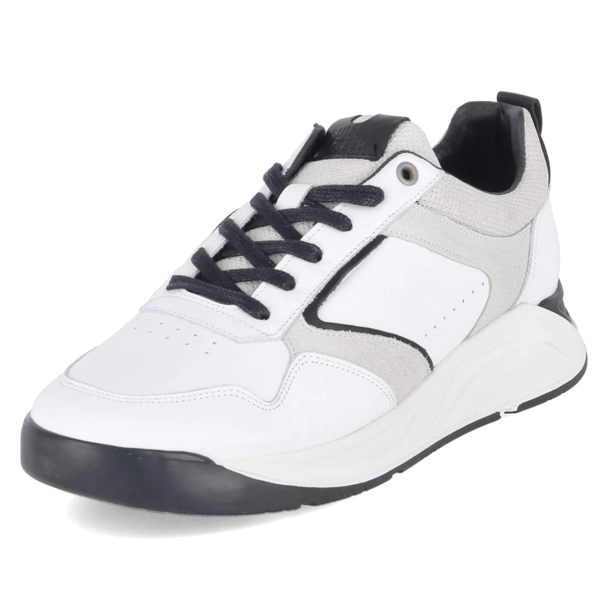 Bullboxer Low Sneaker - Gr. 44 - Weiß - Glattleder