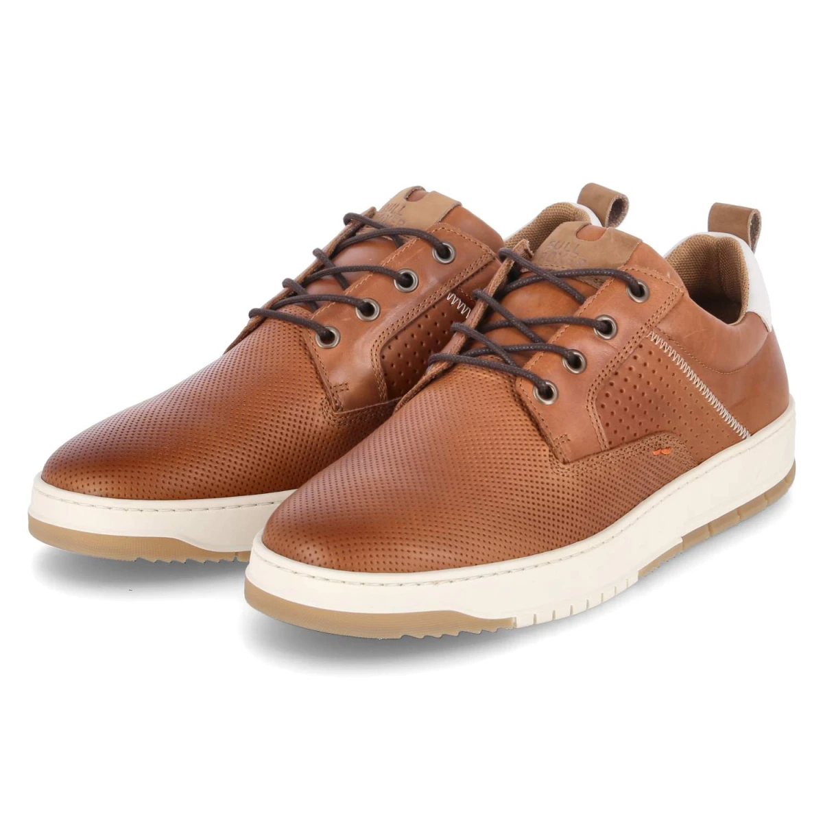 Bullboxer Low Sneaker - Gr. 42 - Braun - Glattleder