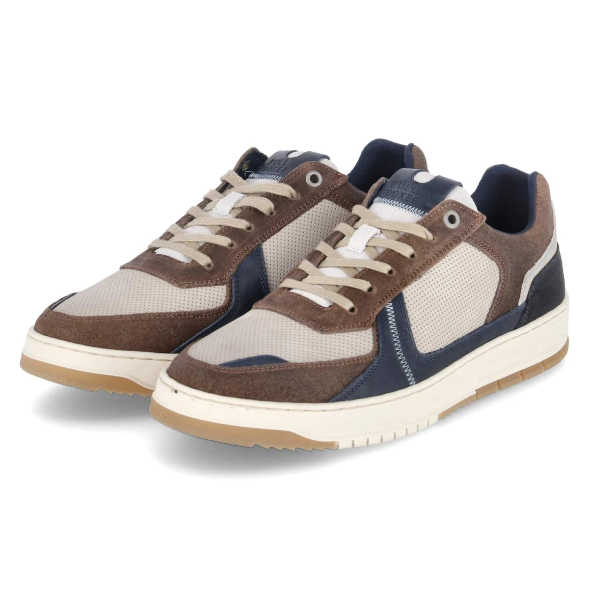 Bullboxer Low Sneaker - Gr. 44 - Grau - Rauleder