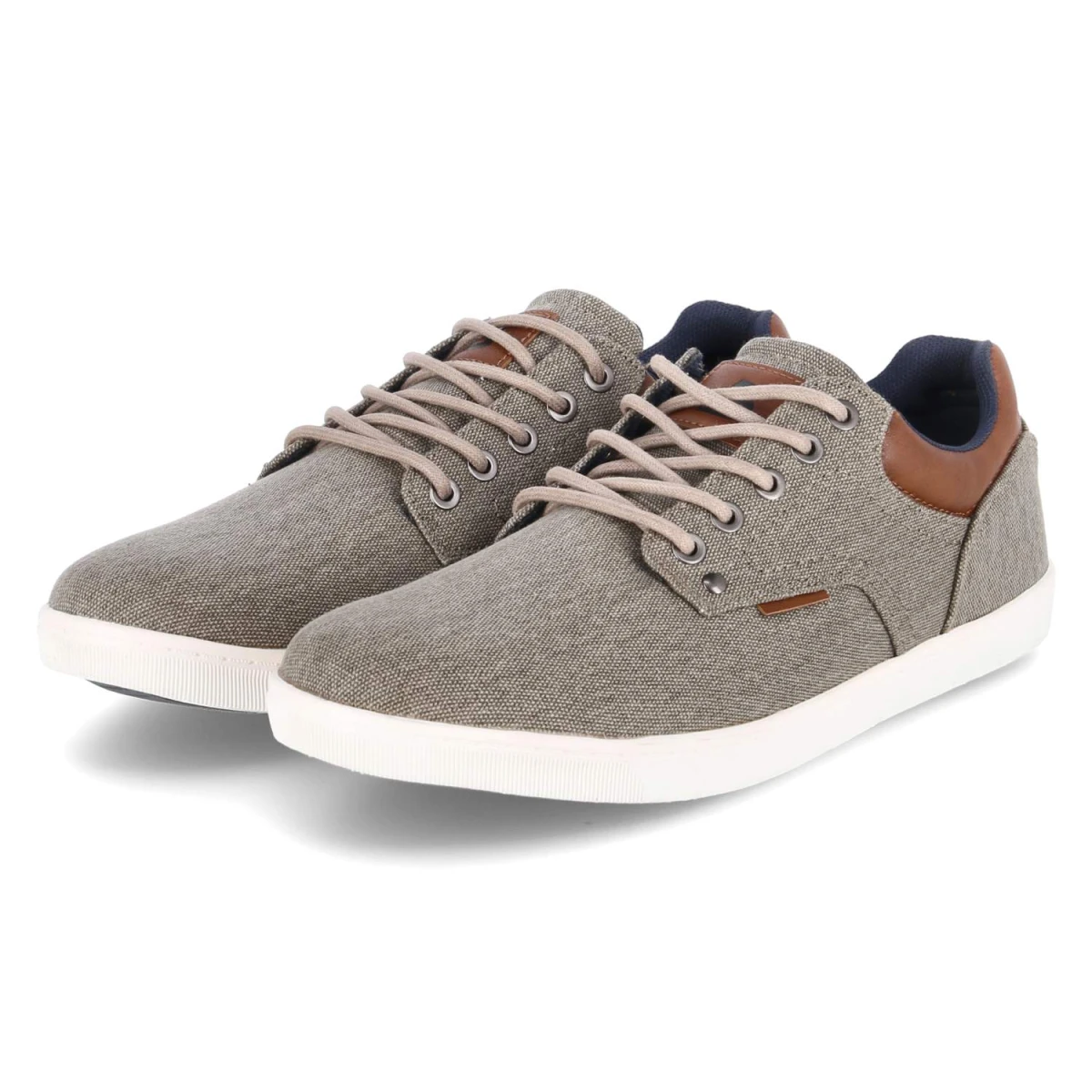 Bullboxer Low Sneaker - Gr. 41 - Taupe - Textil