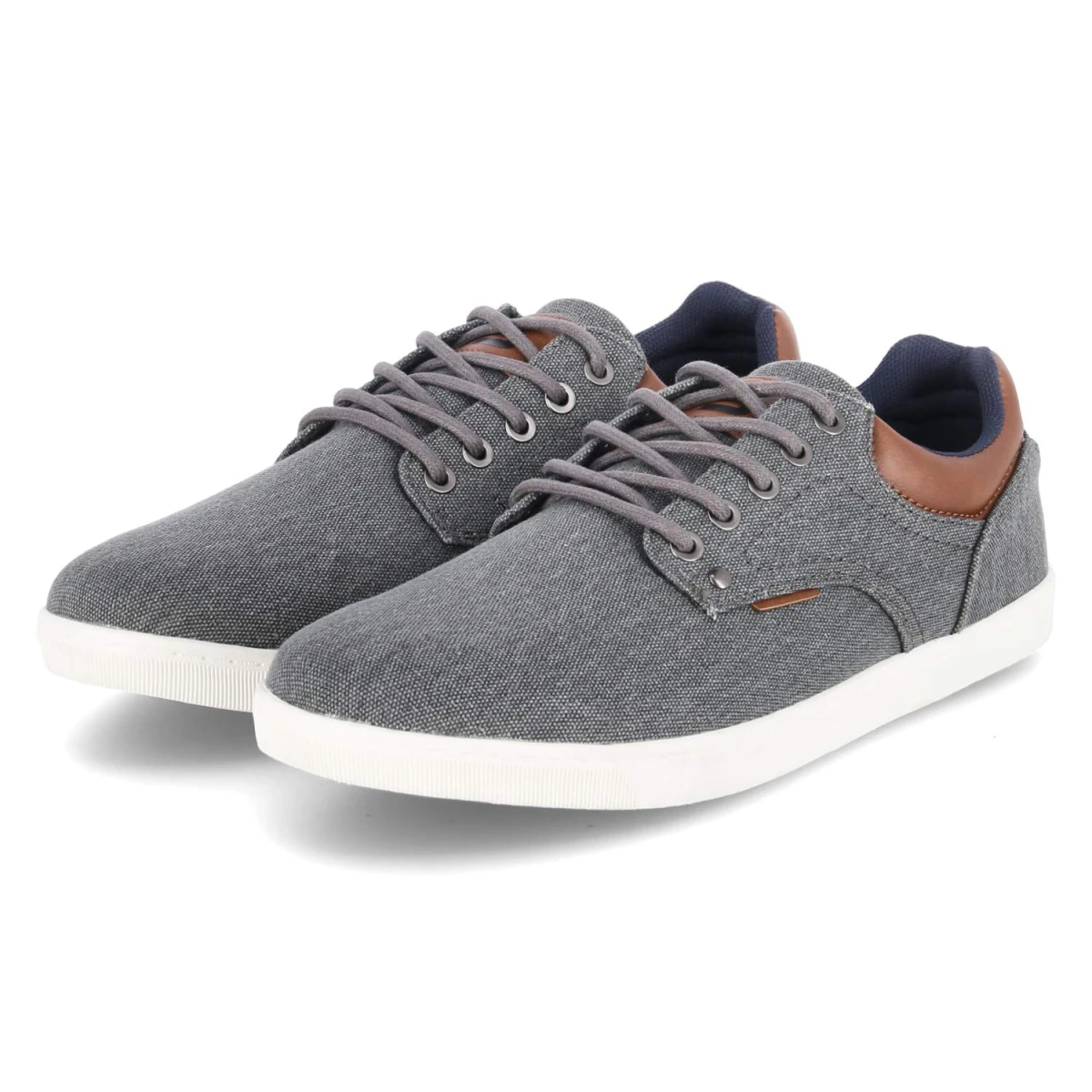 Bullboxer Low Sneaker - Gr. 40 - Grau - Textil