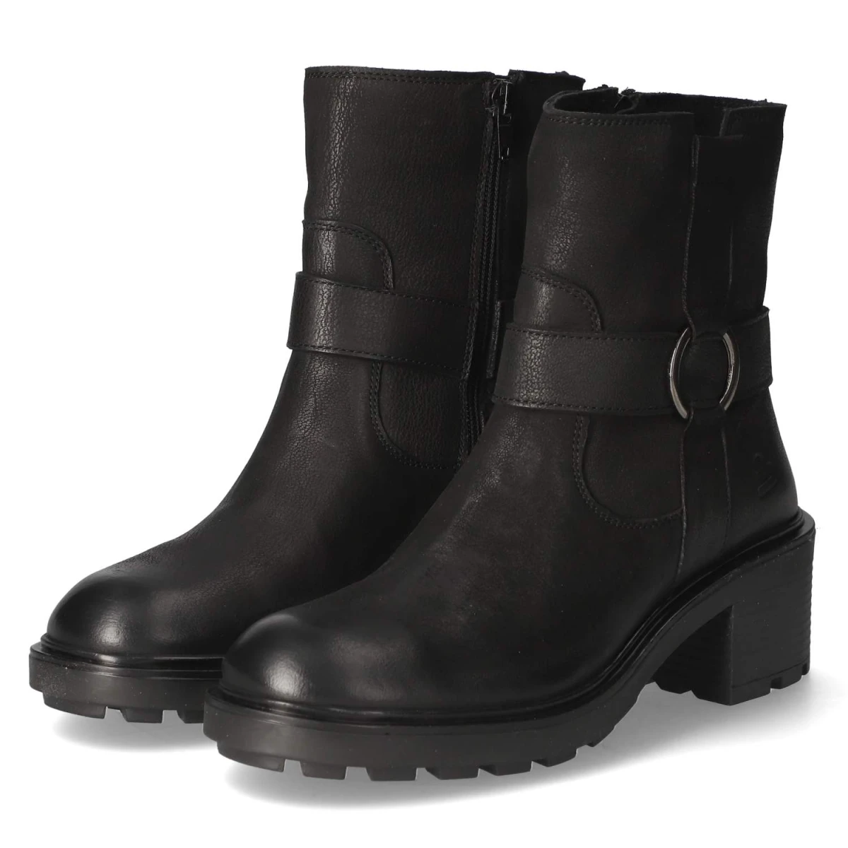 Bullboxer Biker Boots - Gr. 41 - Schwarz - Leder