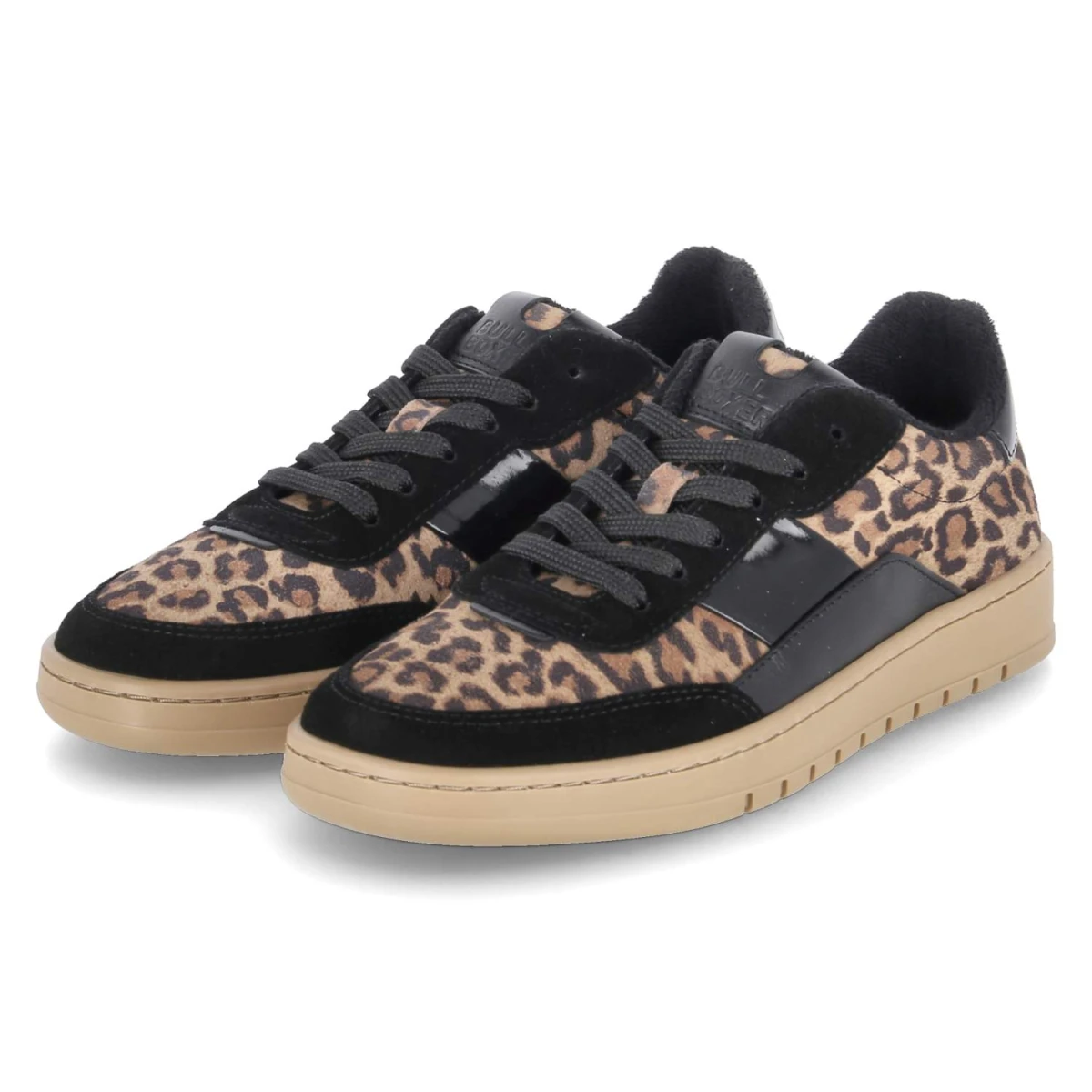 Bullboxer Low Sneaker - Gr. 37 - Schwarz - Leder