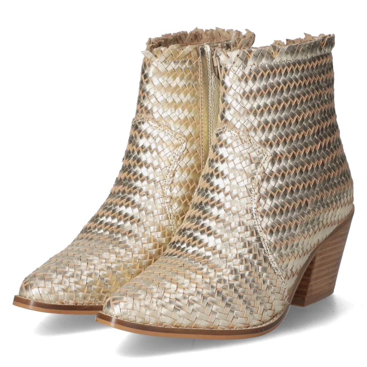 Bullboxer Ankle Boots - Gr. 38 - Gold - Glattleder