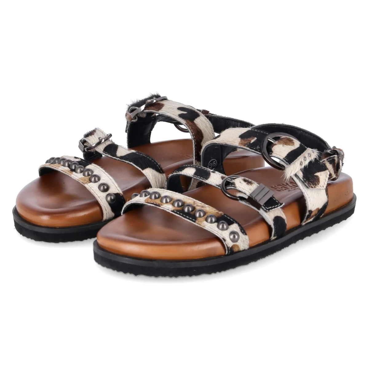 Bullboxer Sandalen - Gr. 37 - Mehrfarbig - Leder