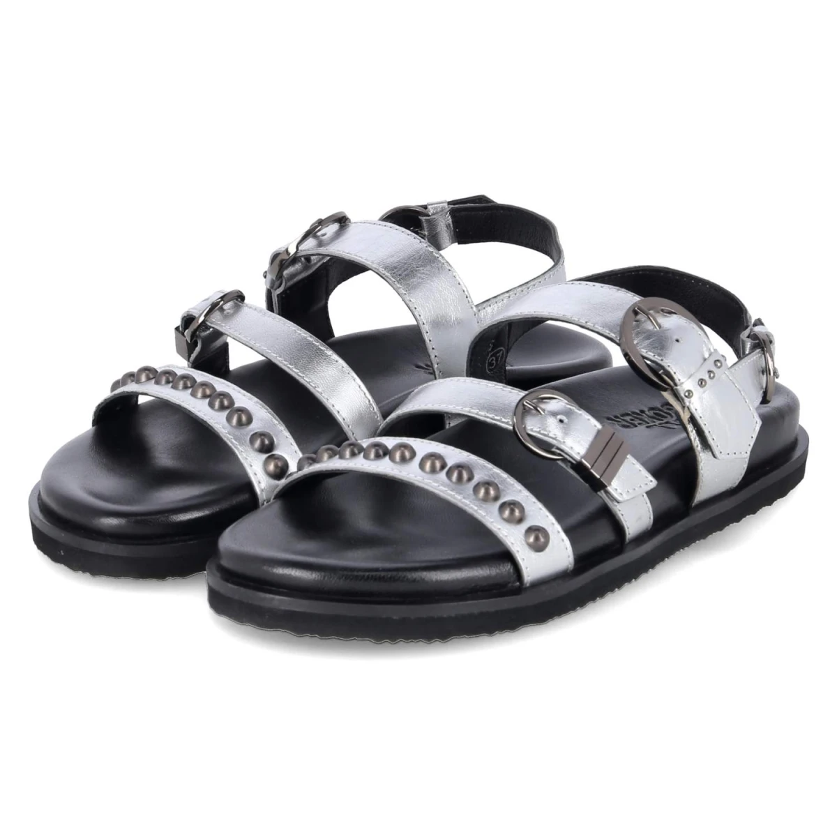 Bullboxer Sandalen - Gr. 41 - Silber - Leder