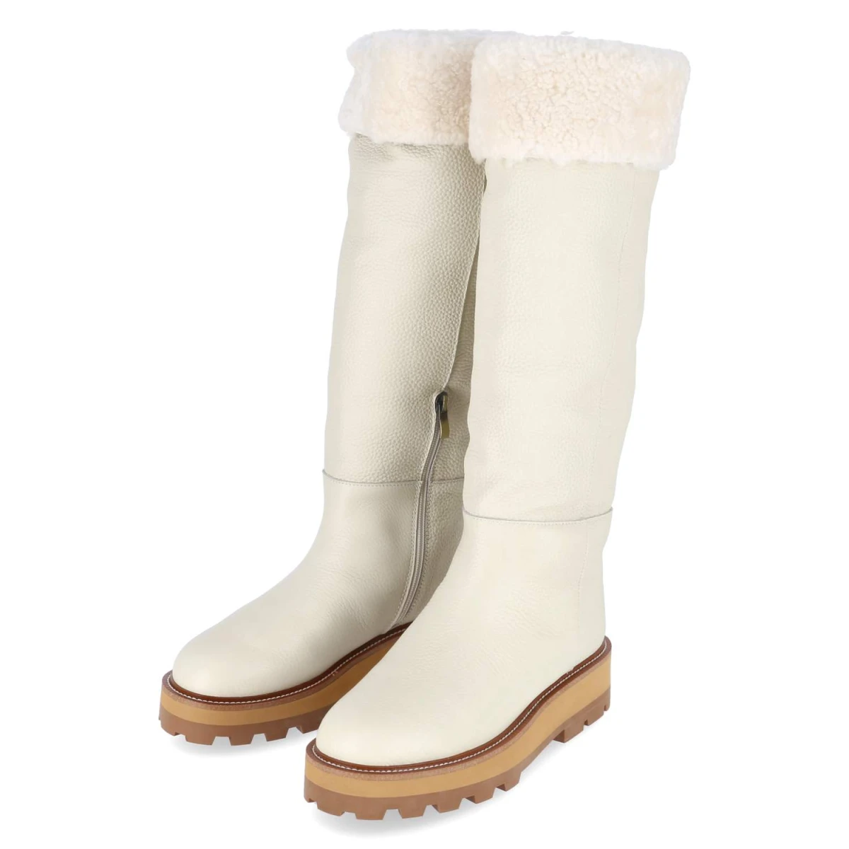 Australia Luxe Winterstiefel TITAN - Gr. 37 - Weiß - Glattleder