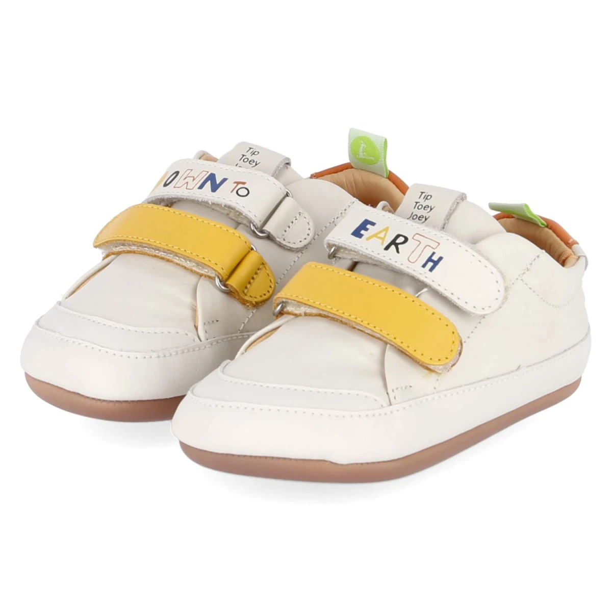 Tip Toey Joey Barfußschuhe DOWN TO EART - Gr. 22 - Weiß - Leder und Synthetik