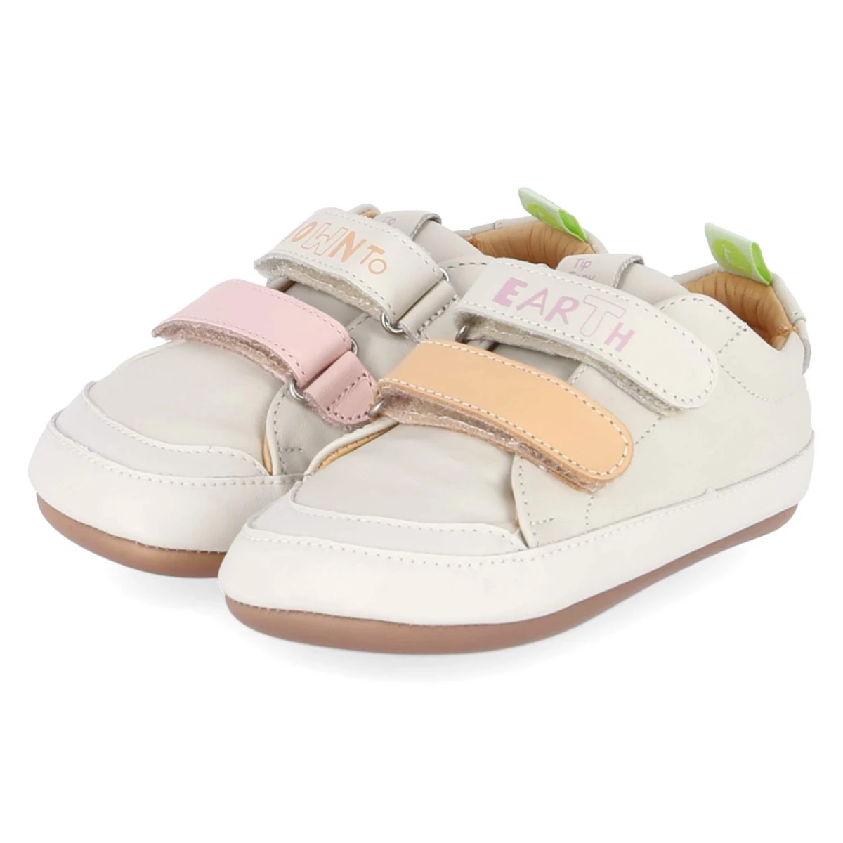 Tip Toey Joey Barfußschuhe DOWN TO EART - Gr. 23 - Weiß - Leder und Synthetik