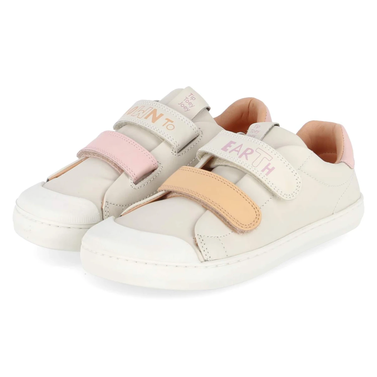Tip Toey Joey Barfußschuhe DOWN TO EARTH - Gr. 31 - Taupe - Glattleder