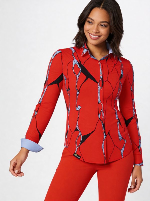 ROTER FELS - Rote Bluse - GERMENS