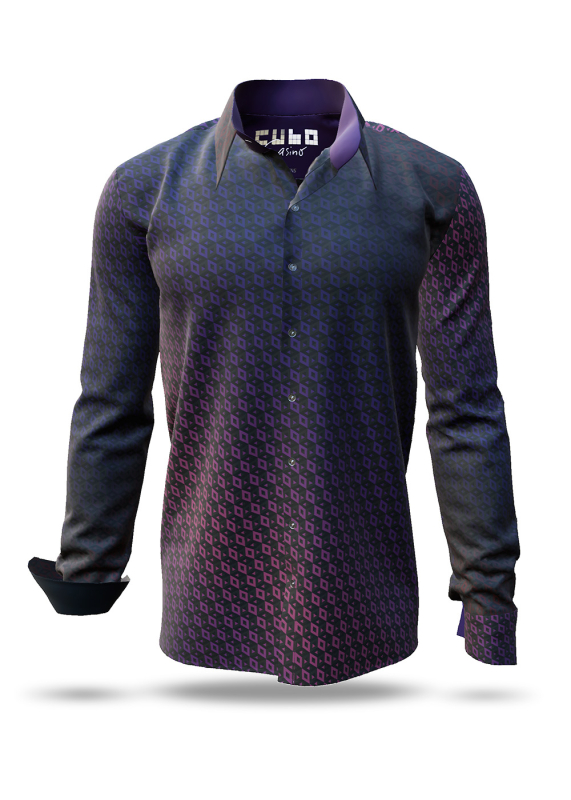 Hemd Herren CUBO CASINO – GERMENS artfashion – 100 % Baumwolle - Größe M