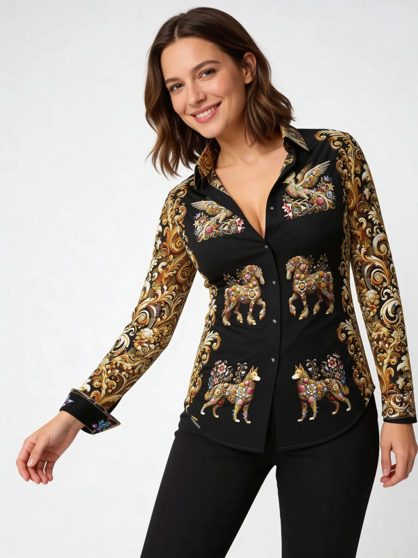 Blusen Damen BAROQUENT - GERMENS artfashion - Größe M