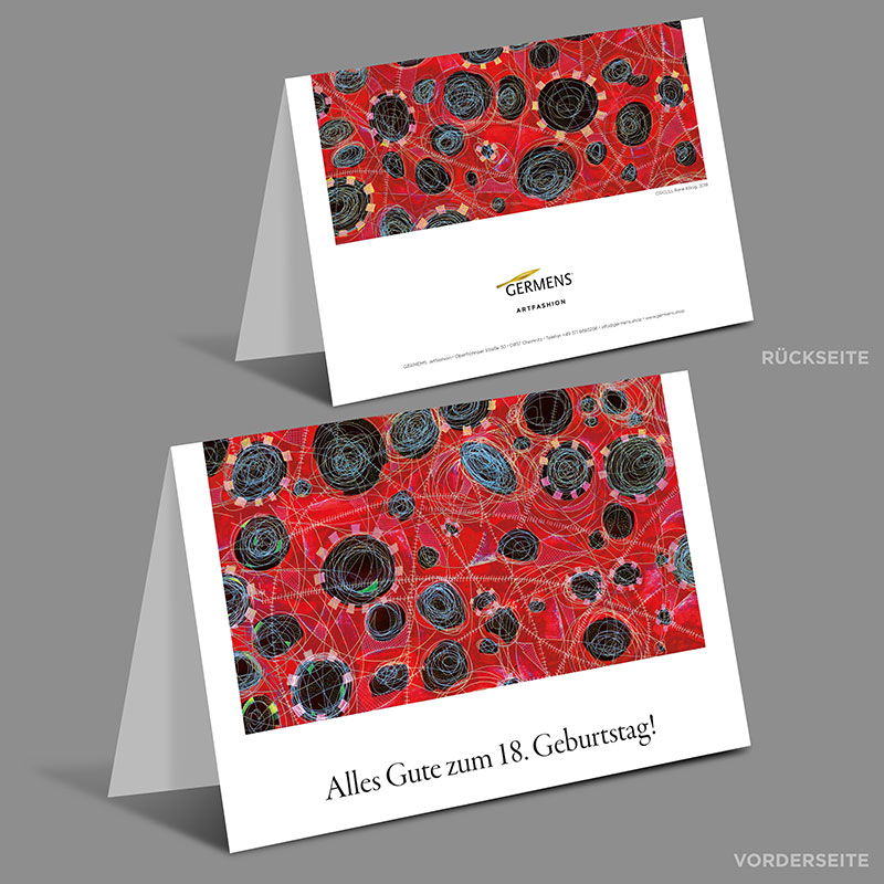 18. GEBURTSTAG ♥ Geschenkgutschein von GERMENS artfashion 118 €