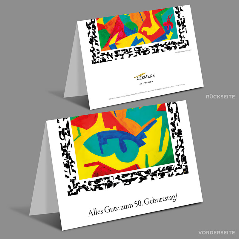 50. GEBURTSTAG ♥ Geschenkgutschein von GERMENS artfashion 248 €