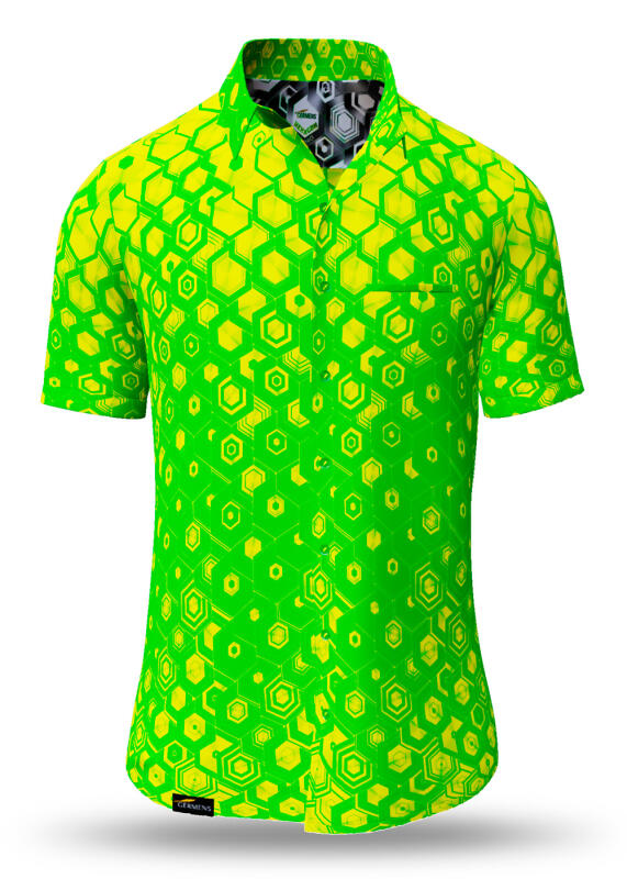 Hemd für den Sommer HEXAGON URANIO von GERMENS