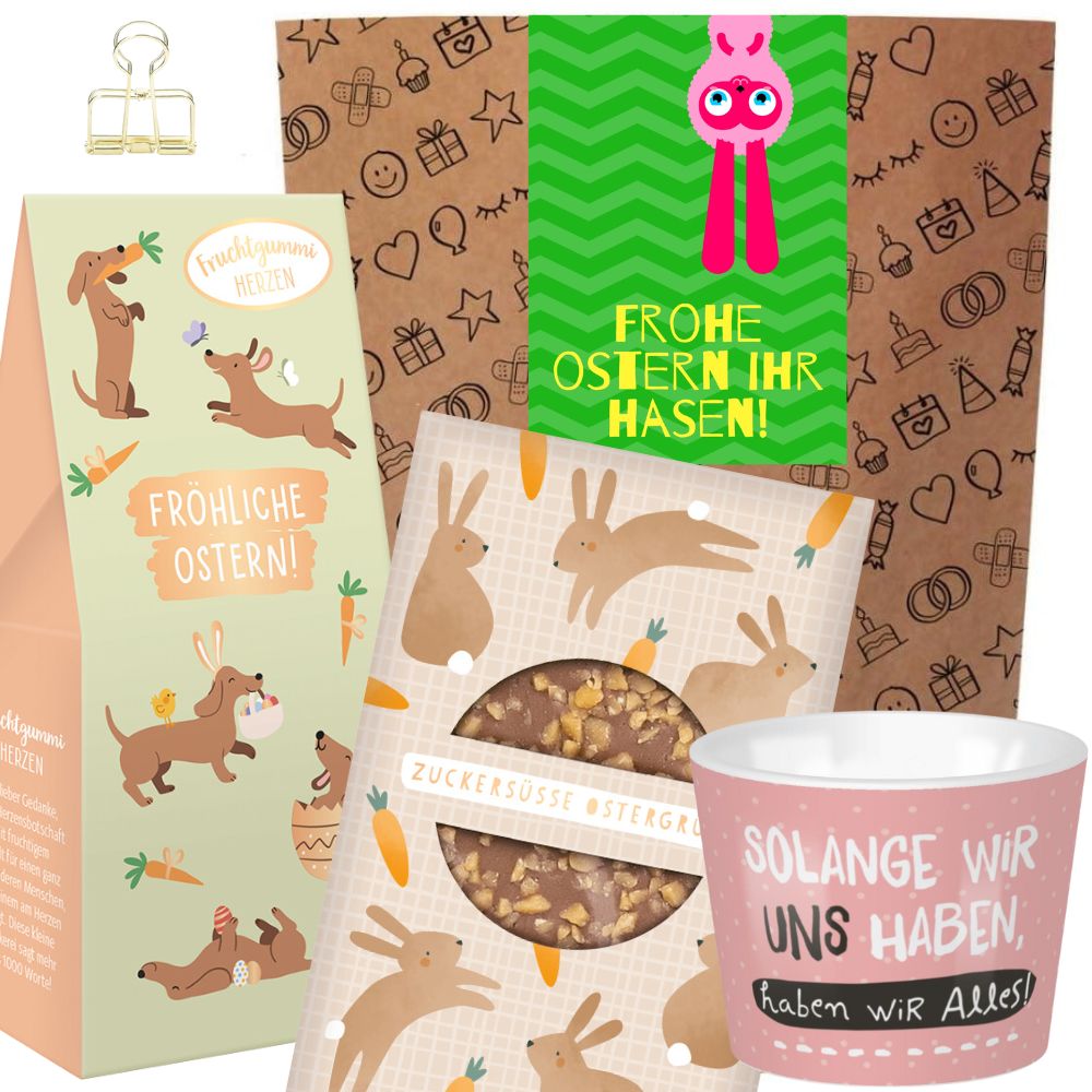 Geschenktüte FROHE OSTERN IHR HASEN # 5