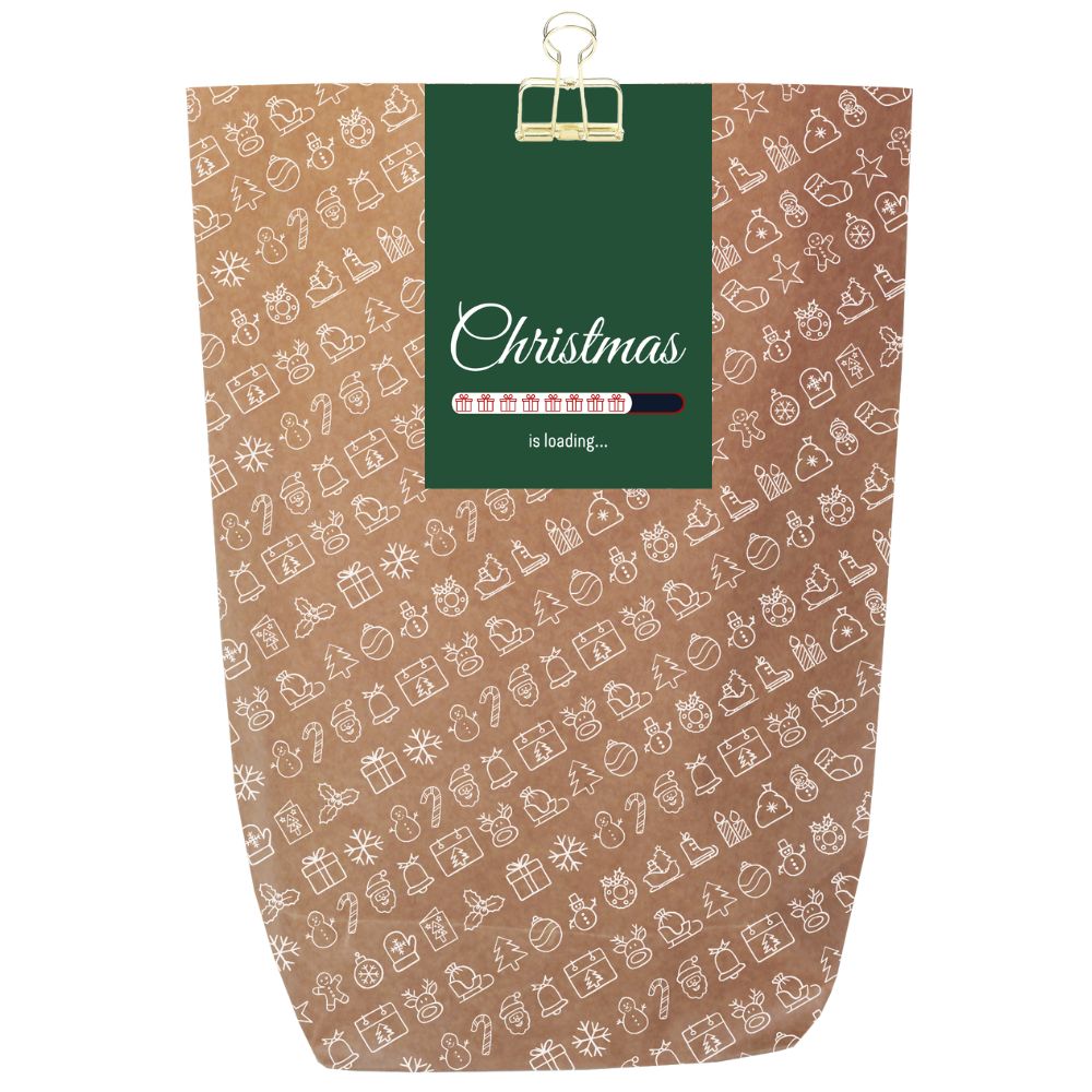 Geschenkverpackung für Weihnachtsgeschenke „Christmas is loading“
