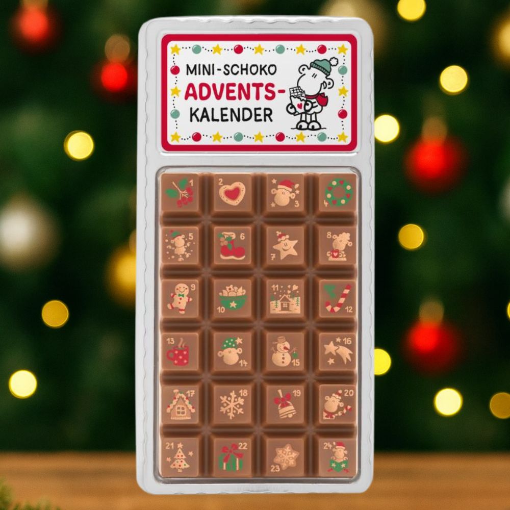 Mini-Schoko-Adventskalender Sheepworld