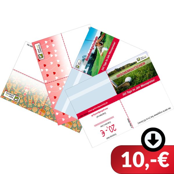 'Gutschein zum Ausdrucken 10 Euro'