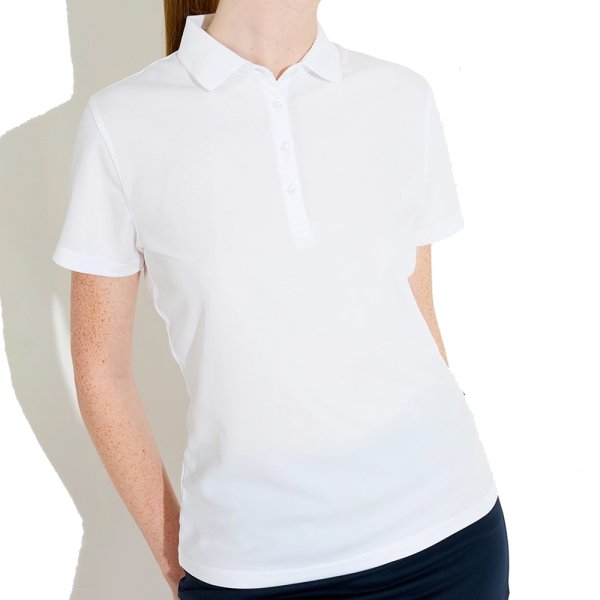 'abacus Golf Cray Damen Polo weiss'