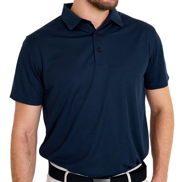 'abacus Golf Cray Herren Polo navy'