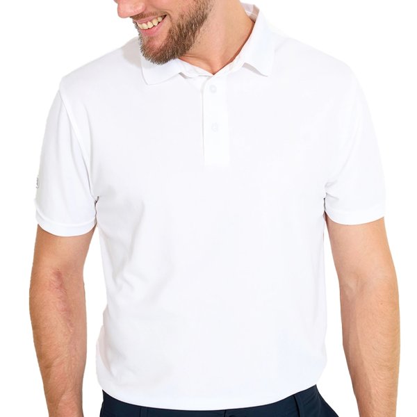 'abacus Golf Cray Herren Polo weiss'
